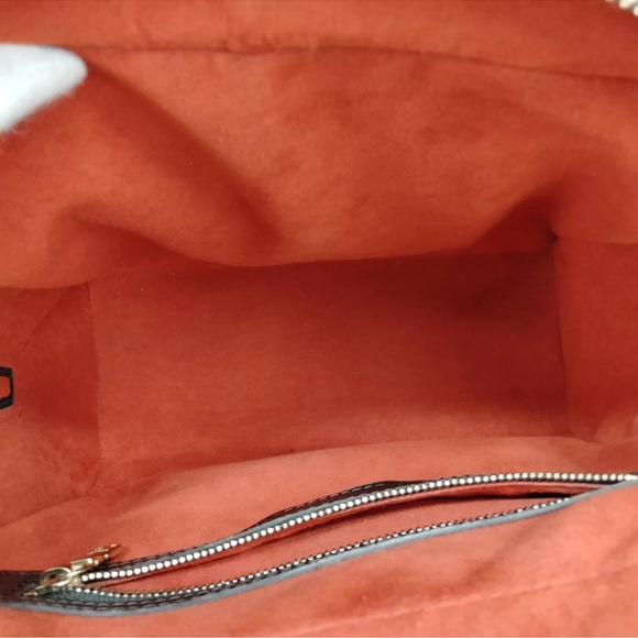 Auth LOUIS VUITTON Damier Ebene Triana Handbag Brown - Picture 9 of 13